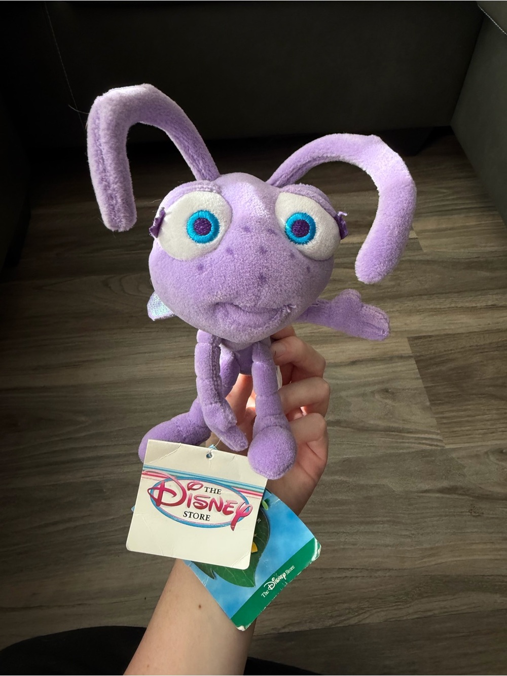 Disney Purple Dot Plush from A Bug's Life - Bright Blue Eyes